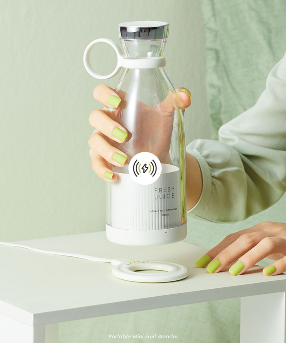 Electric USB Wine Bottle Juicer Cup 6-leaf Cutter Head Household
