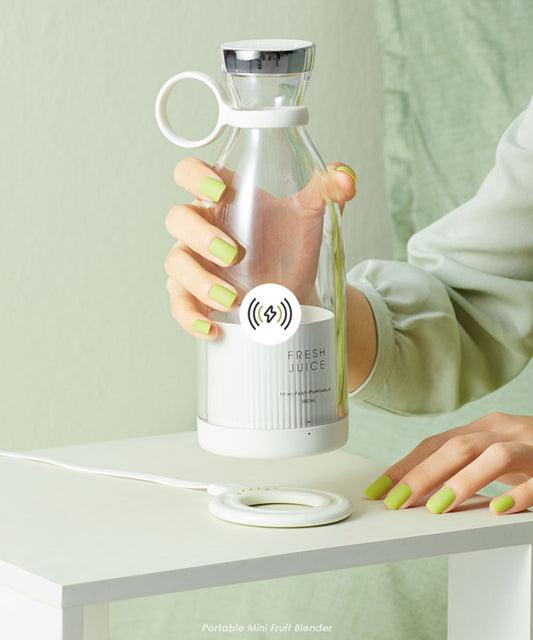 Electric USB Wine Bottle Juicer Cup 6-leaf Cutter Head Household