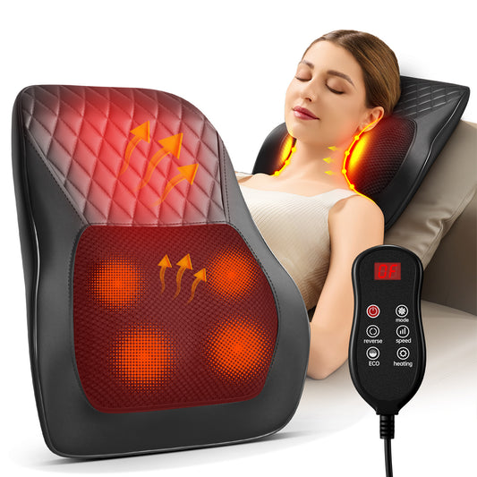 Heated Back & Body Massager – Deep Tissue Therapy for Neck, Shoulders & Spine with Remote Control