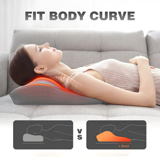 Heated Back & Body Massager – Deep Tissue Therapy for Neck, Shoulders & Spine with Remote Control